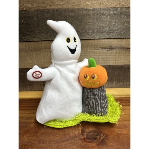 Hallmark Halloween Musical Ghostly Singing Duo Lights Motion Musical WORKS - Picture 1 of 8